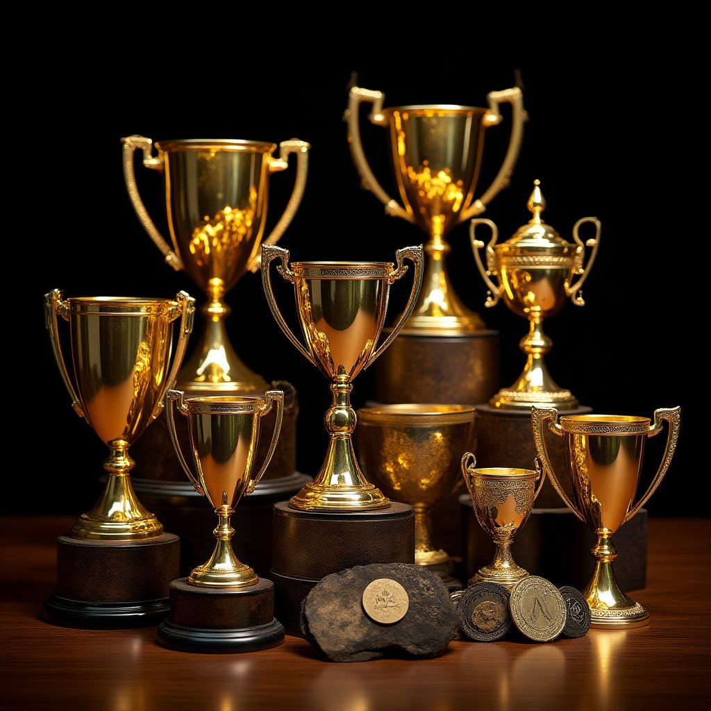 Rare Gaming Trophies Collection